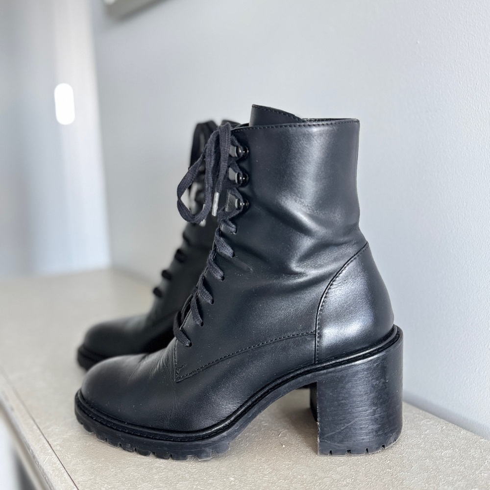 Genuine Leather Ankle Boots, Made in Italy!